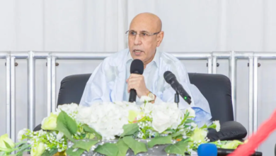 Ghazouani expresses his regret over the interruption of water and electricity services in Nouadhibou and declares his commitment to building the road